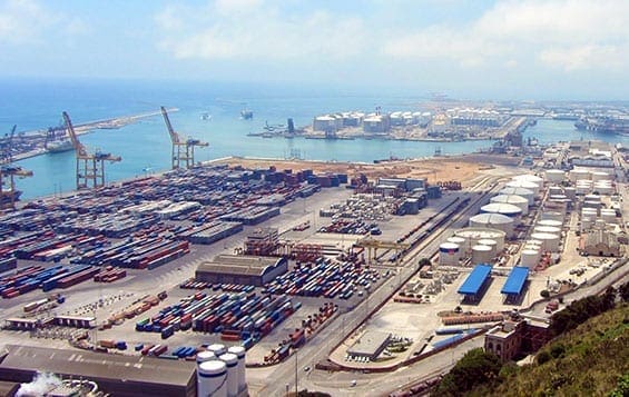 ports of Valencia, Barcelona and Cartagena